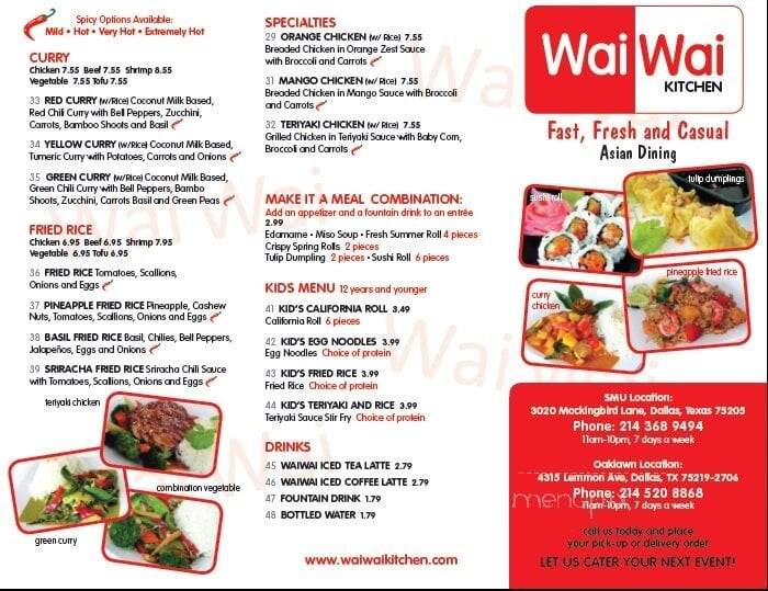Wai Wai Kitchen - Dallas, TX
