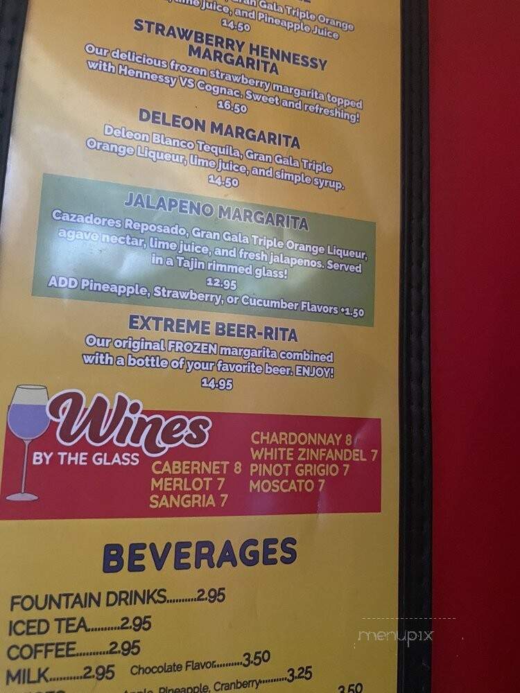 La Hacienda de Monterrey - Houston, TX menu_pic
