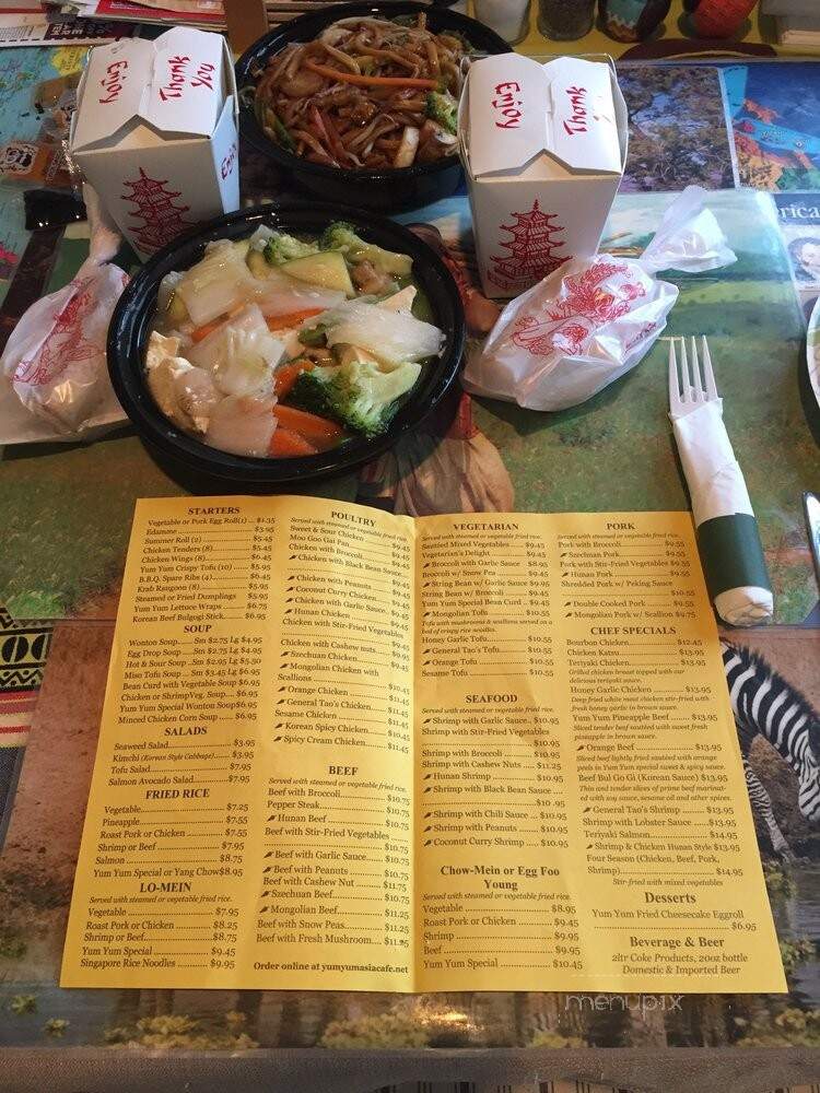 Yum Yum Asia Cafe - Altamonte Springs, FL menu_pic