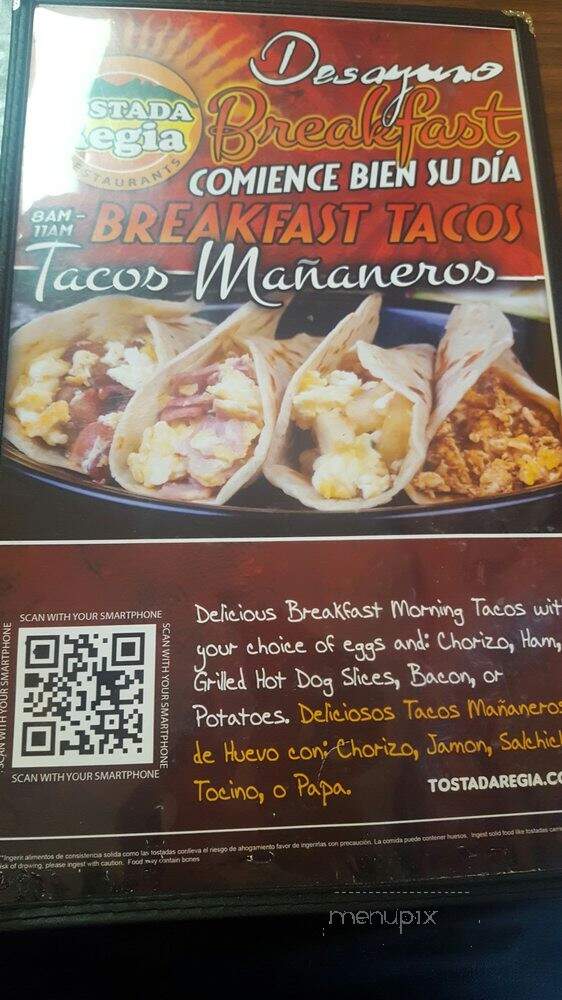 Tostada Regia - Pasadena, TX menu_pic