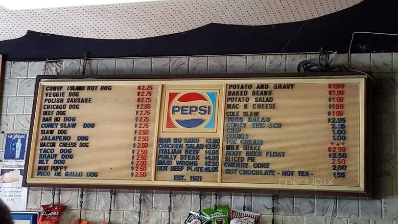 Coney Island - Galesburg, IL menu_pic