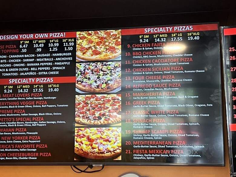 Gepetto's Pizza - Sugar Land, TX menu_pic