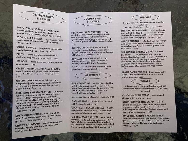 L & M Firehouse - Orting, WA menu_pic