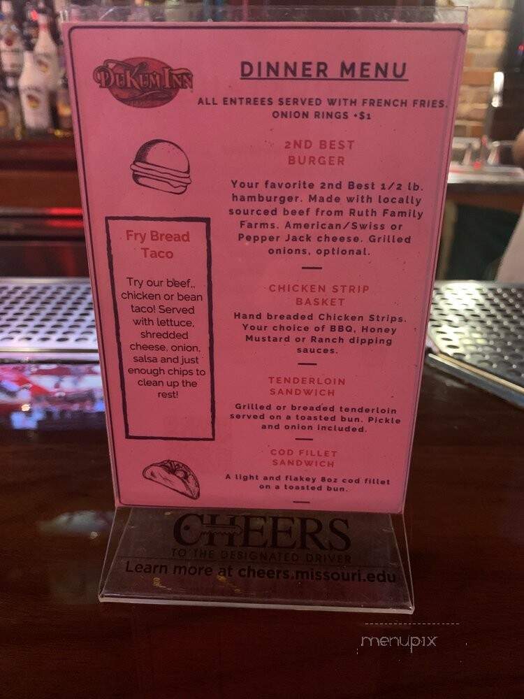 Du Kum Inn - Kirksville, MO menu_pic