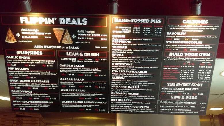 Flippin' Pizza - Falls Church, VA menu_pic