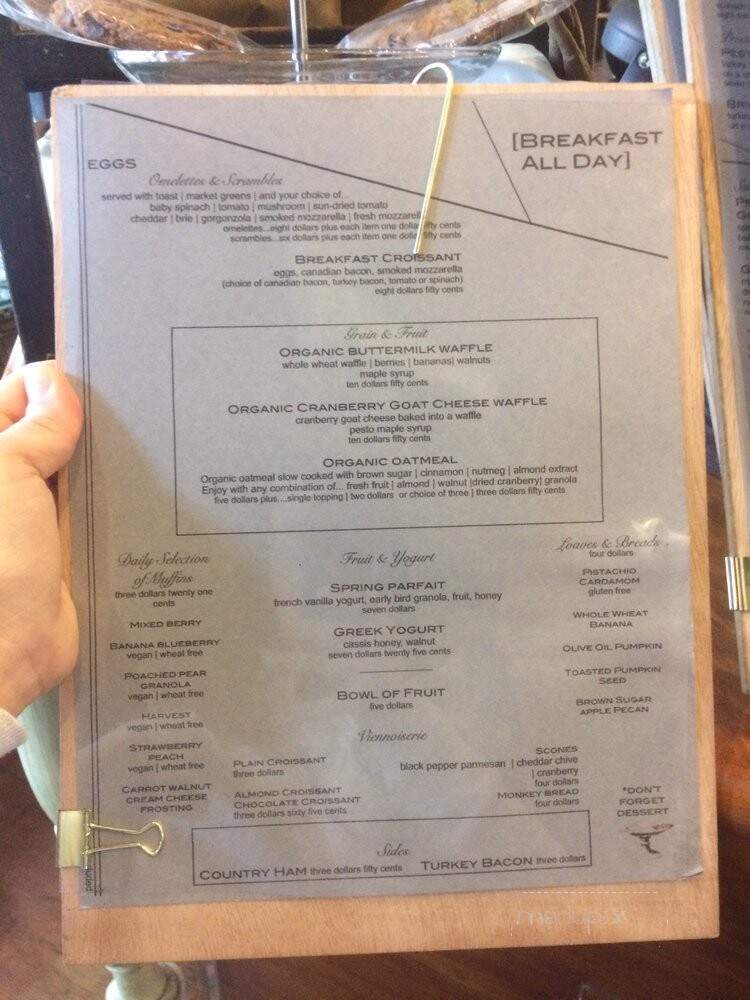Urban Vintage - Brooklyn, NY menu_pic