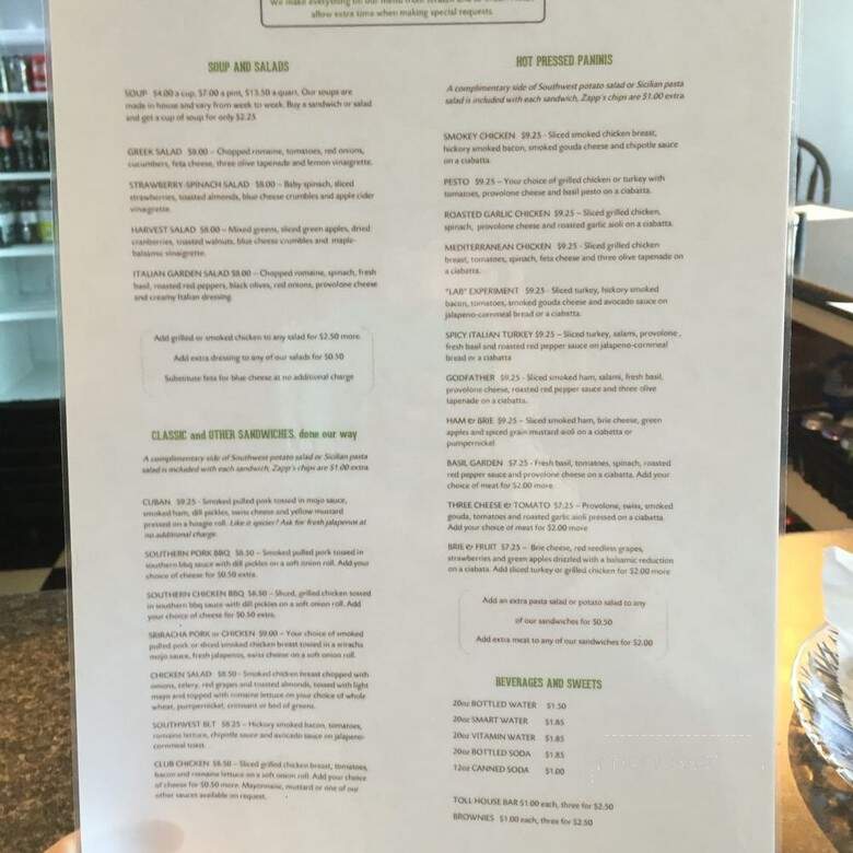 Tom & Trav's Gourmet To Go - Alpharetta, GA menu_pic