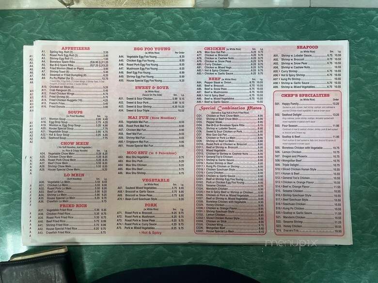 7 Woks - Kenner, LA menu_pic