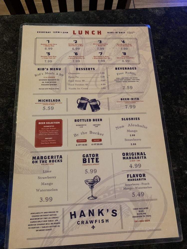 Hank's Crawfish - Houston, TX