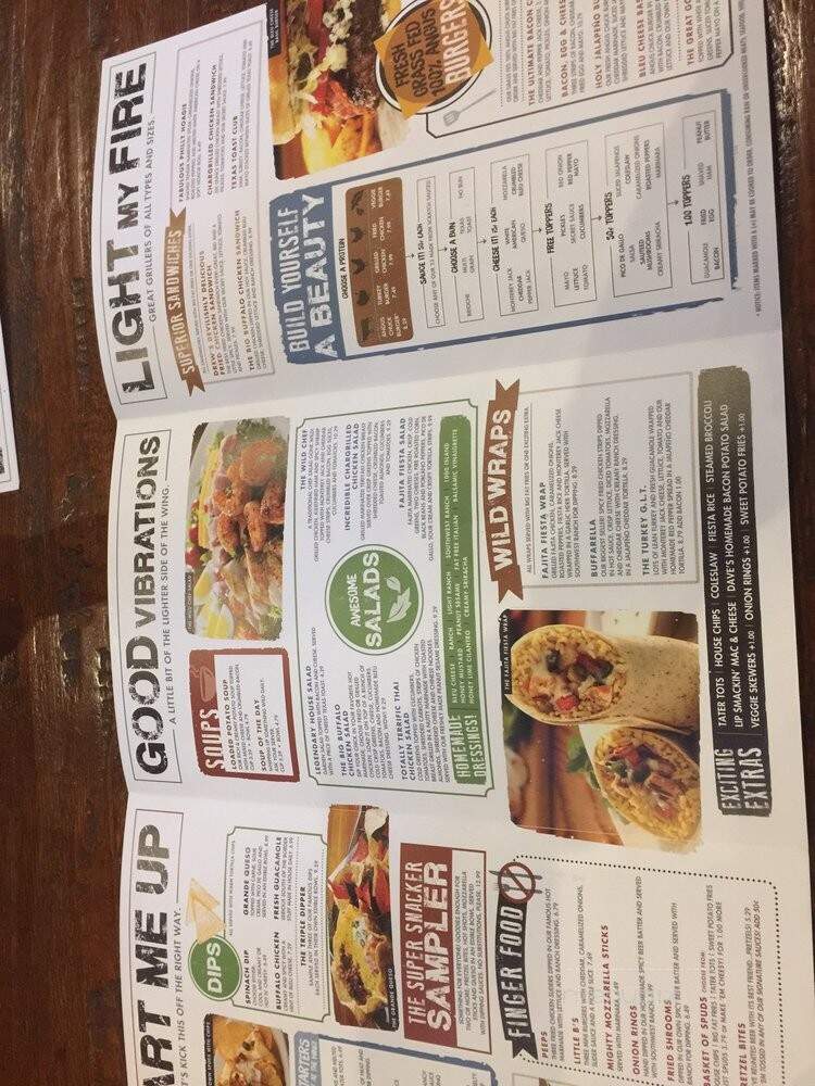 Wild Wing Cafe - Jacksonville, FL menu_pic