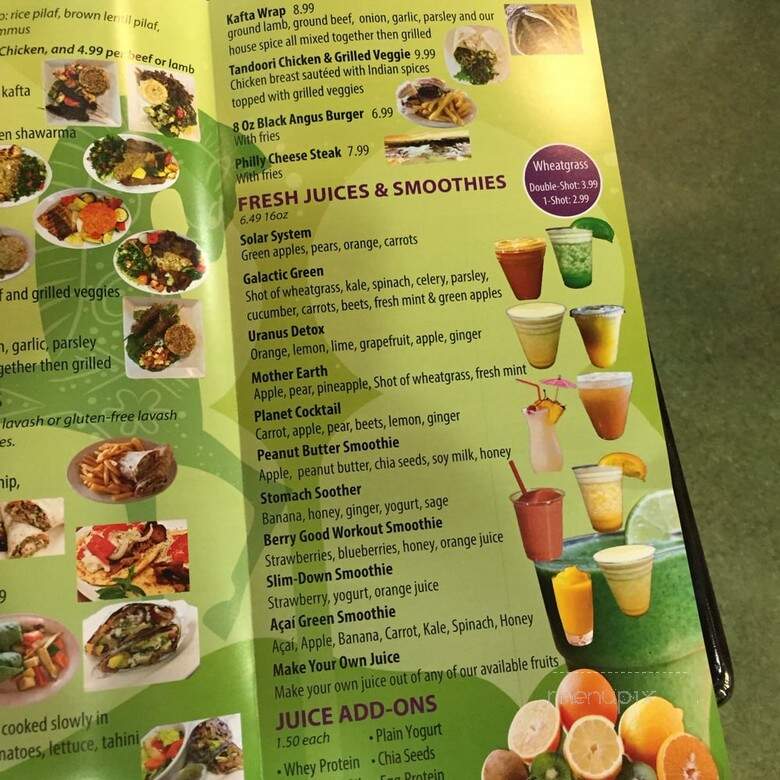 Tabuleh cafe - Stuart, FL menu_pic