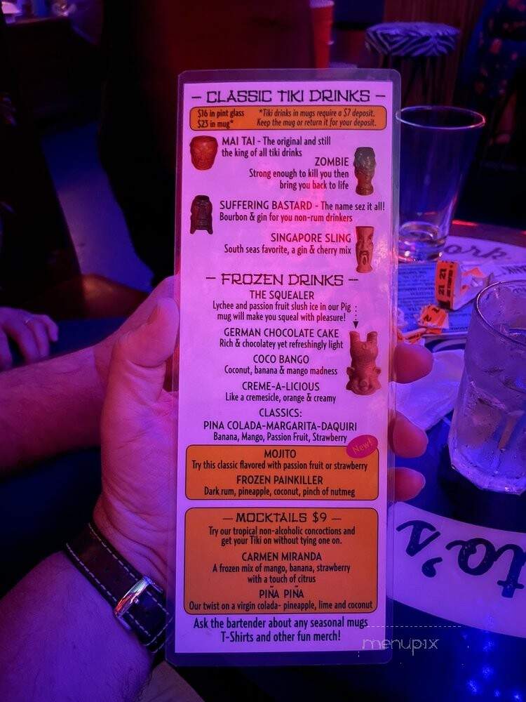 Otto's Shrunken Head - New York, NY menu_pic