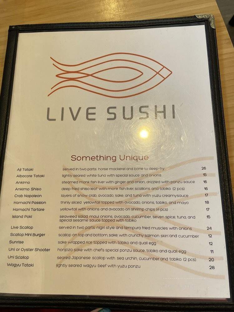 Live Sushi Bar - San Francisco, CA