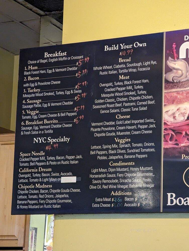 NYC Deli Market - Seattle, WA menu_pic