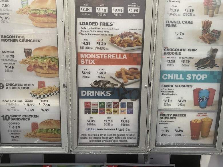 Checkers Drive In - Miami, FL menu_pic