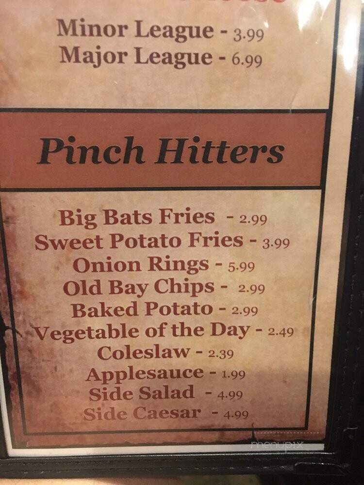 Big Bats Restaurants - Stevensville, MD menu_pic