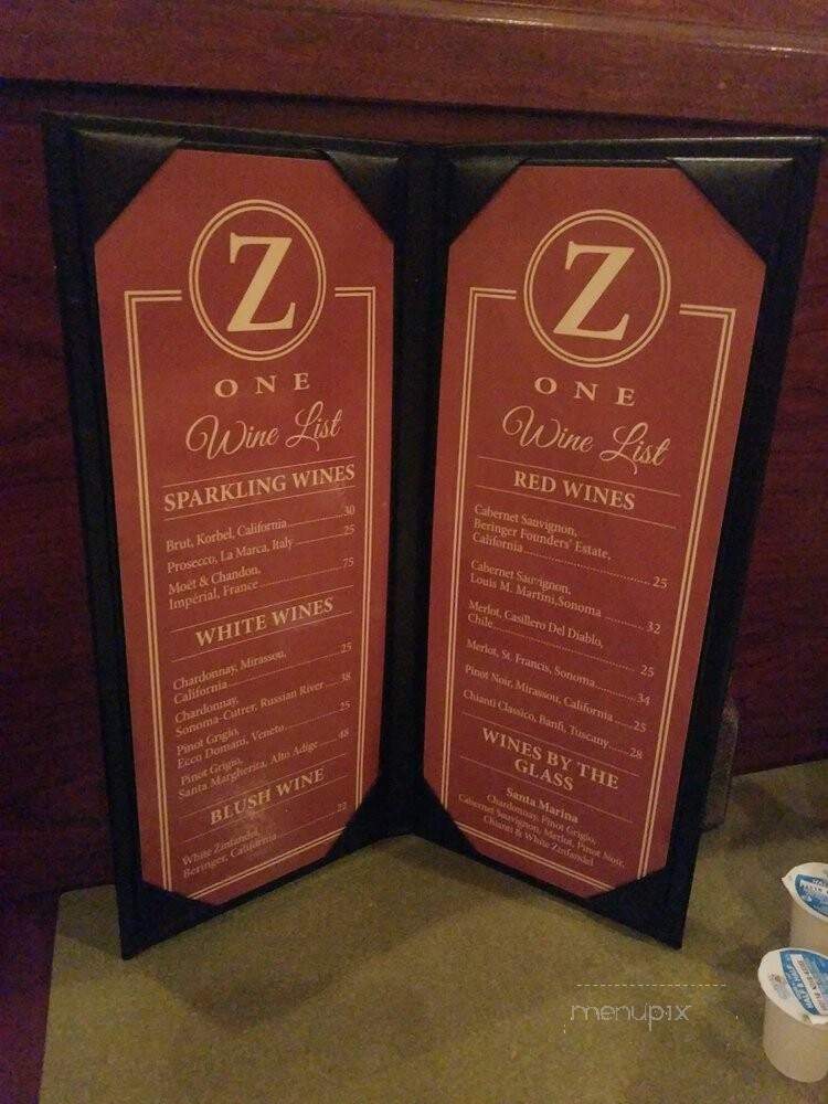 Z-ONE Restaurant and Lounge - Staten Island, NY menu_pic