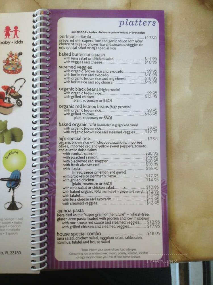 Miami Juice - Sunny Isles Beach, FL menu_pic