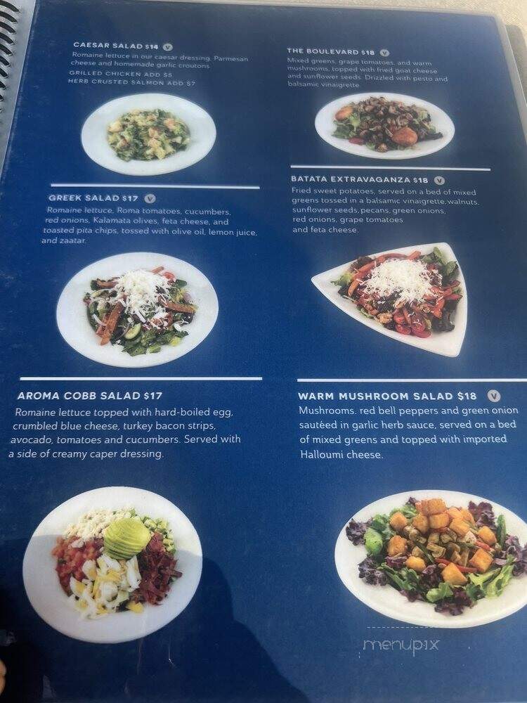 Aroma Bakery Cafe - West Hollywood, CA menu_pic