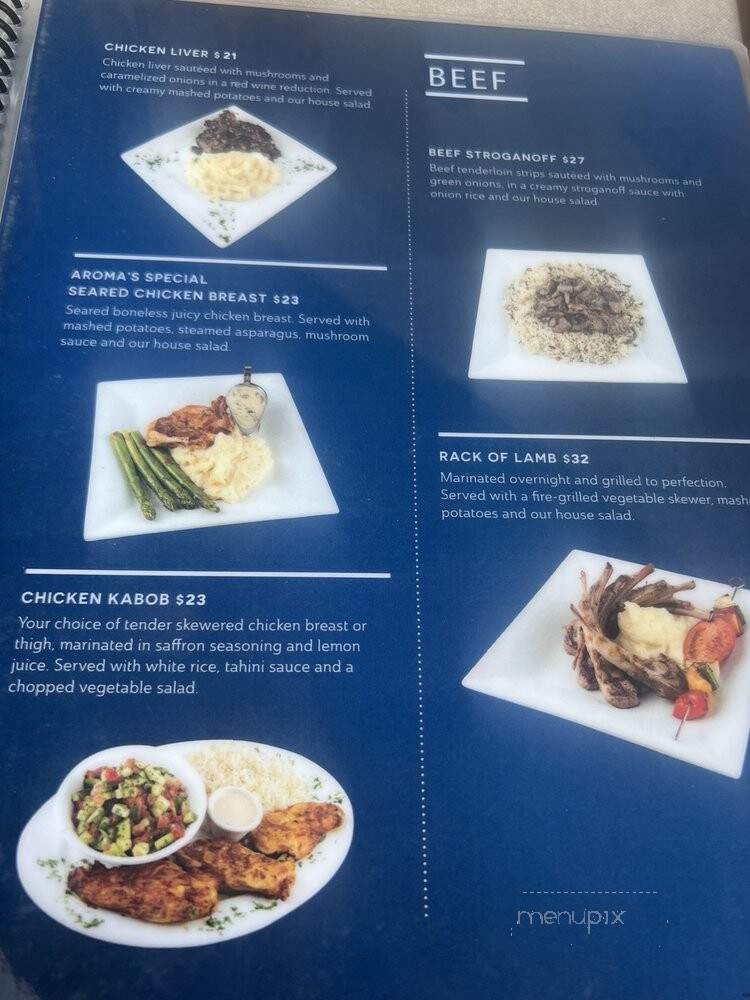 Aroma Bakery Cafe - West Hollywood, CA menu_pic