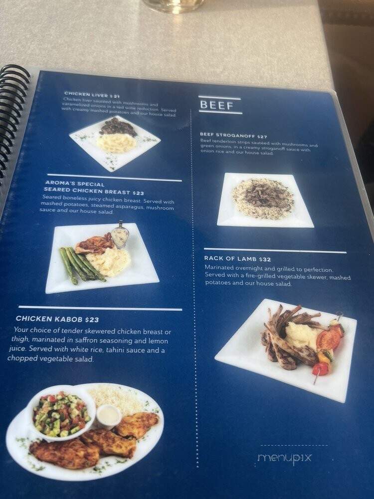 Aroma Bakery Cafe - West Hollywood, CA menu_pic