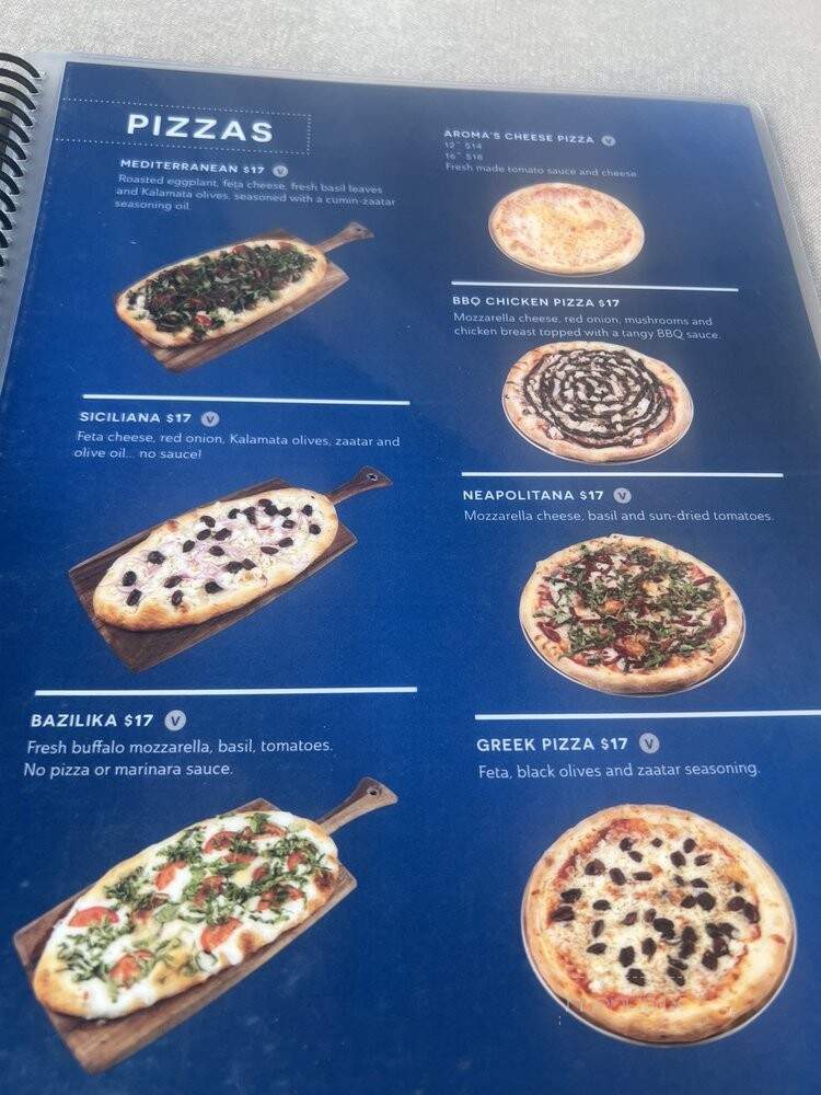 Aroma Bakery Cafe - West Hollywood, CA menu_pic