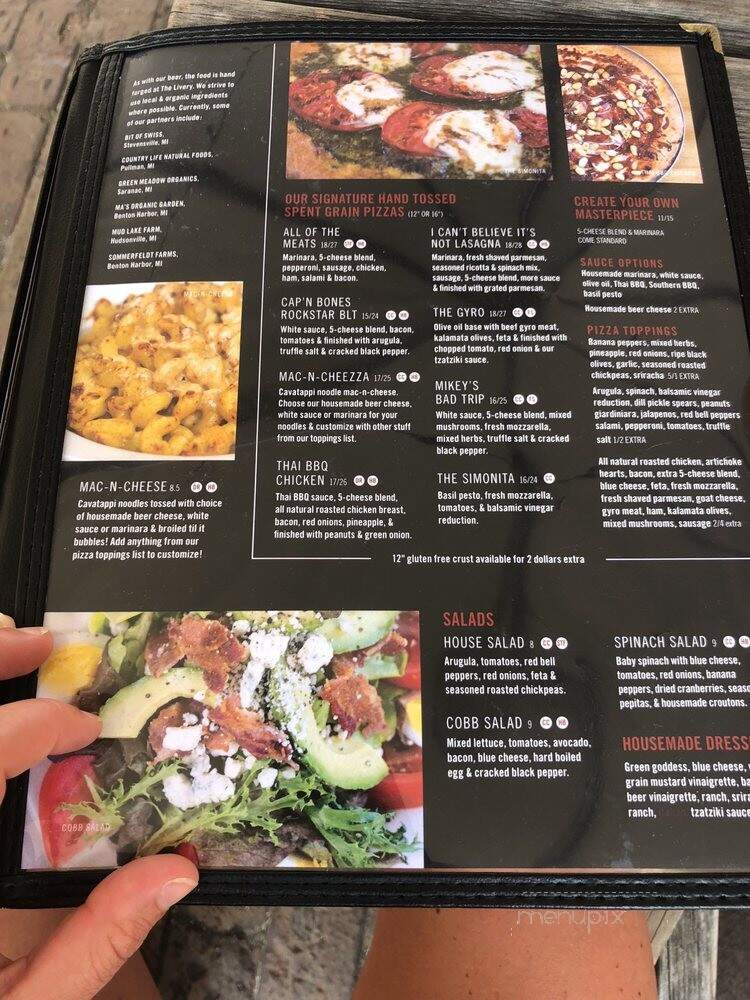 The Livery - Benton Harbor, MI menu_pic