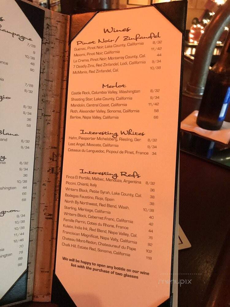 North Beach Bistro - Atlantic Beach, FL menu_pic