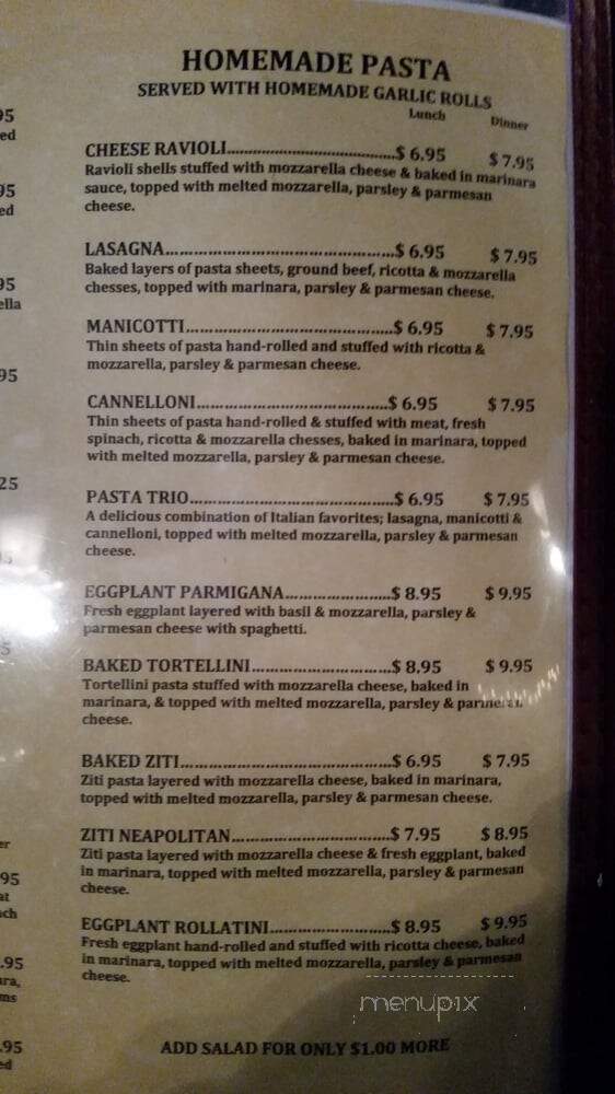 Prespas Pizza Pasta - Arlington, TX menu_pic
