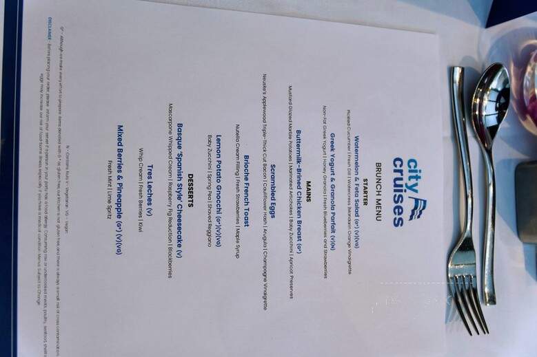 Odyssey Cruises - Chicago, IL menu_pic