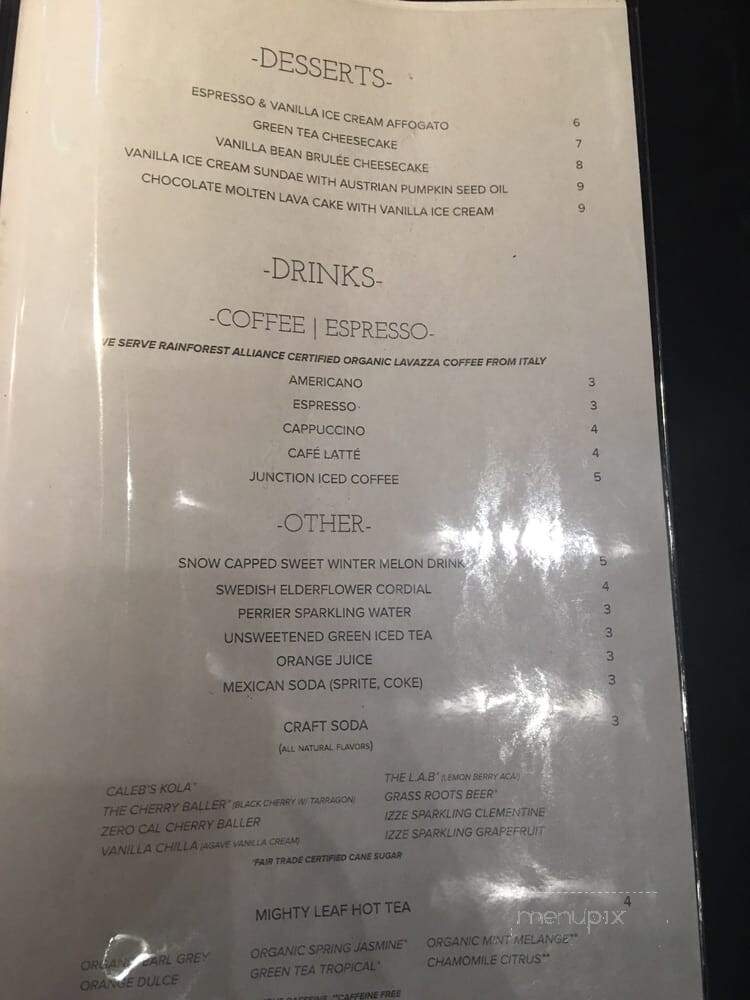 Ecoterra - Claremont, CA menu_pic