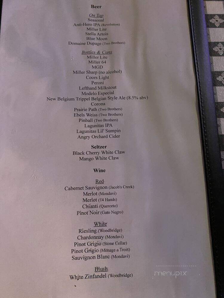 Gino's East of Chicago - Wheaton, IL menu_pic