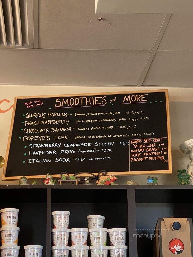 Red Frog Coffee - Longmont, CO menu_pic