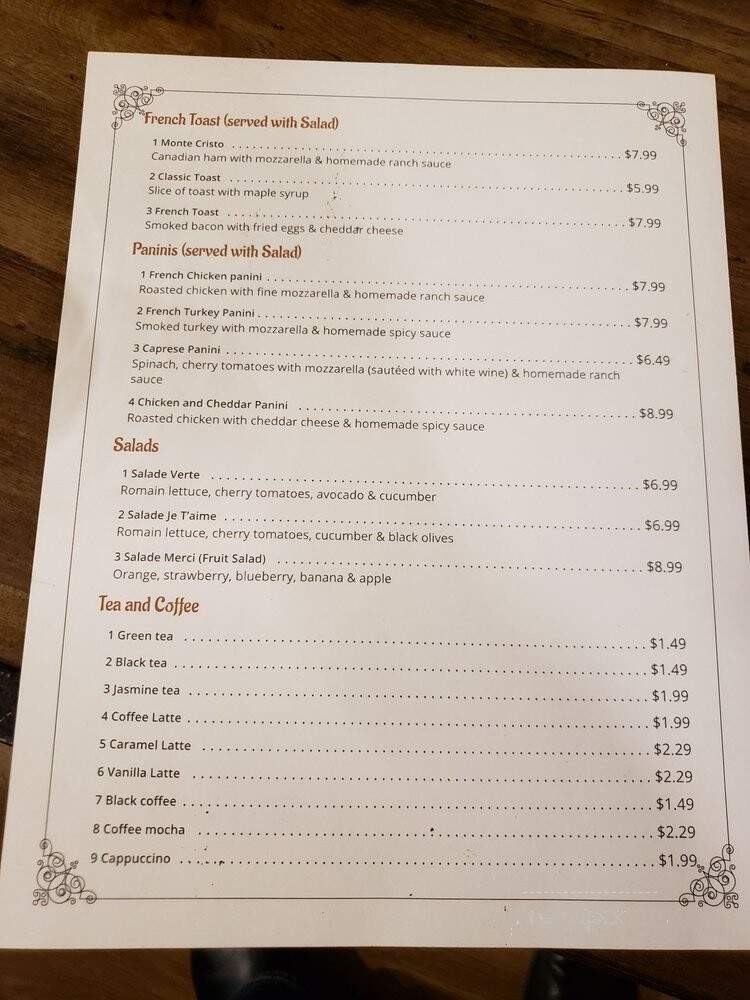 Pop's Place - Pittsburgh, PA menu_pic