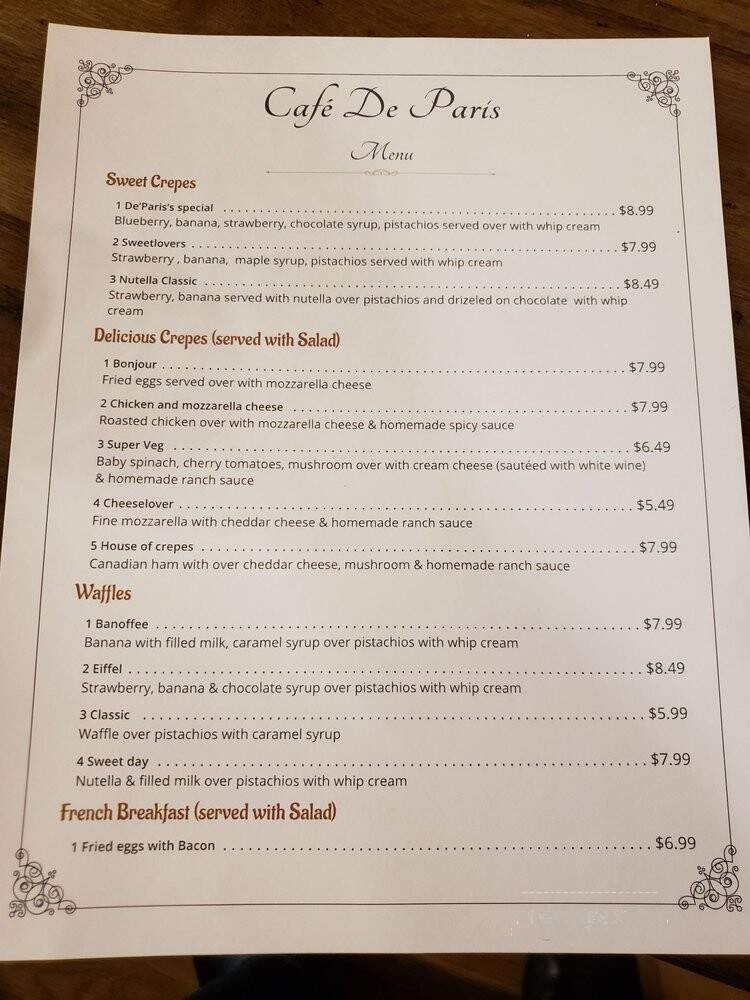 Pop's Place - Pittsburgh, PA menu_pic