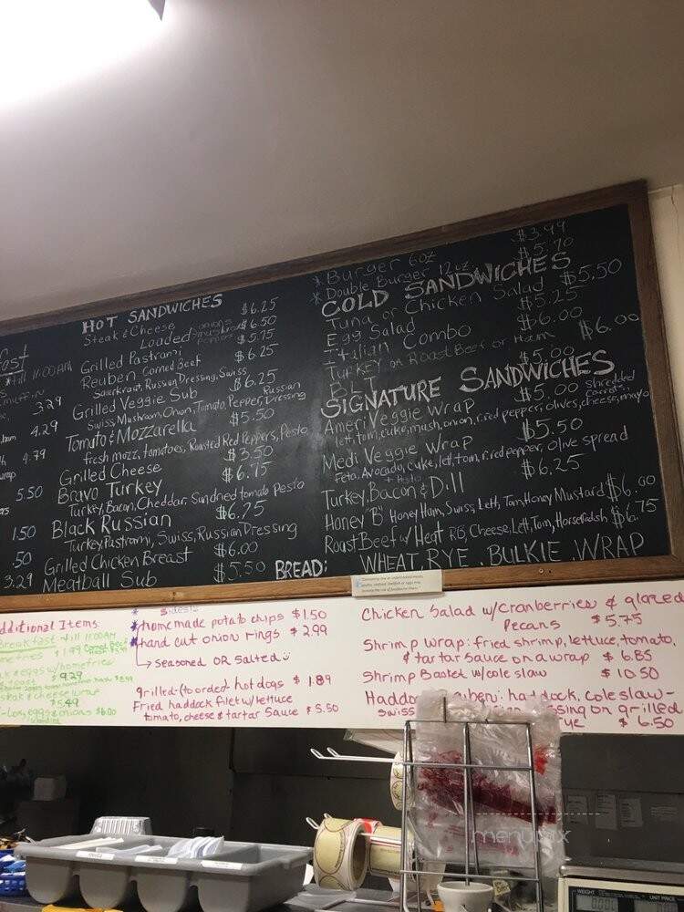 Barts Deli -General Store - North Conway, NH menu_pic