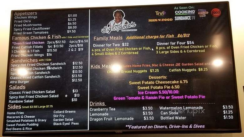 Mama's Table Cafe & Catering - Wendell, NC menu_pic