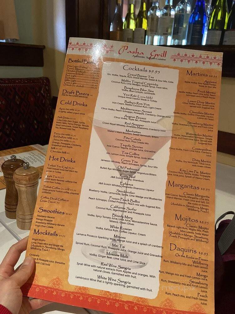 Pasha Grill - Beavercreek, OH menu_pic