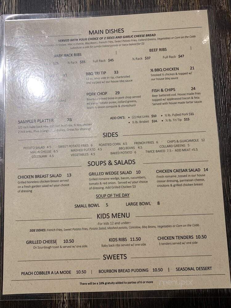 Chicos Grill - Whittier, CA menu_pic