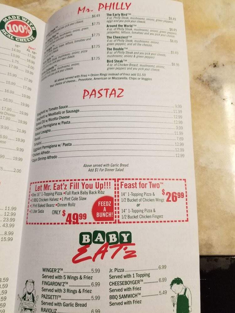 Mr Eat'Z - Las Vegas, NV menu_pic