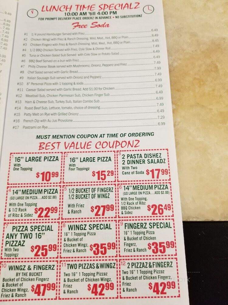 Mr Eat'Z - Las Vegas, NV menu_pic