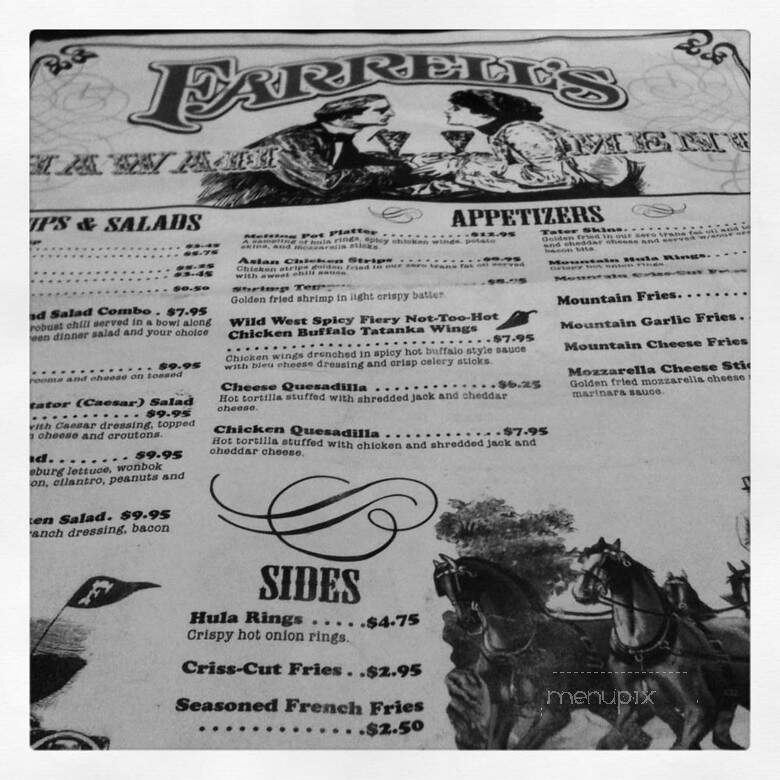 Farrell's Ice Cream Parlor & Restaurant - Kaneohe, HI menu_pic