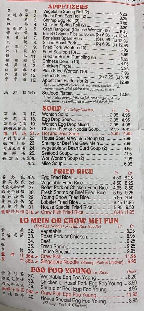 China Kitchen - Mandeville, LA menu_pic