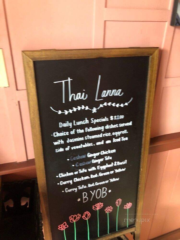 Thai Lanna - Houston, TX menu_pic