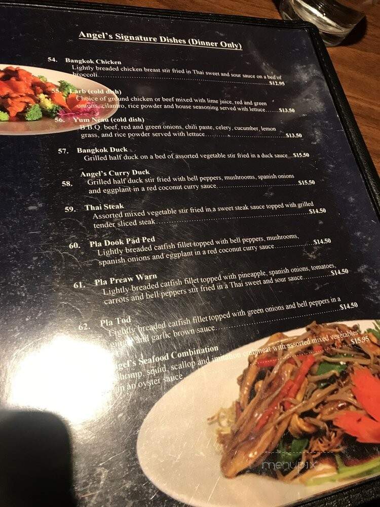 Angel's Thai - Grand Rapids, MI menu_pic
