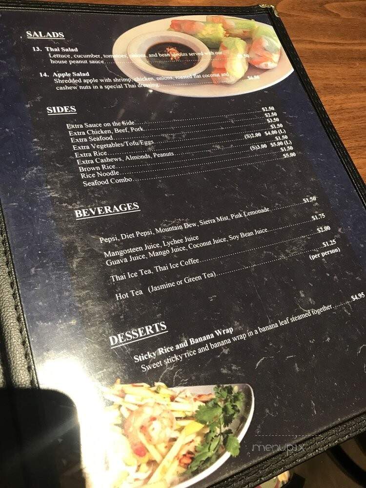Angel's Thai - Grand Rapids, MI menu_pic