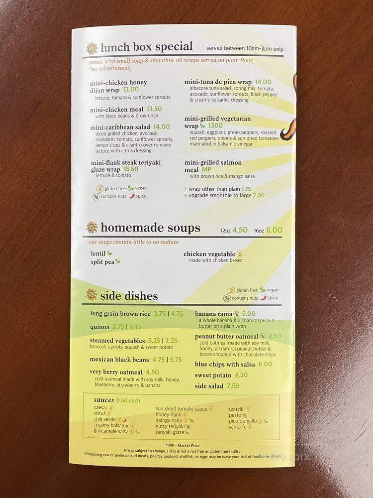 Juice For Life - Flushing, NY menu_pic
