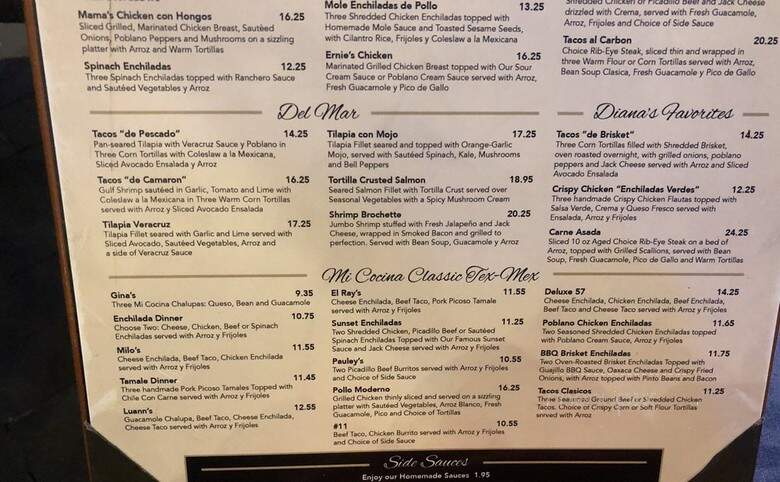 Mi Cocina - Plano, TX menu_pic