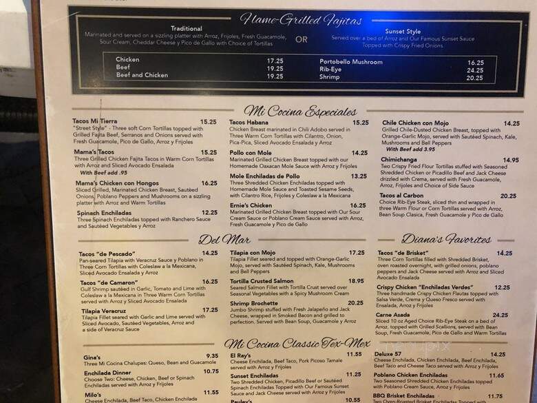 Mi Cocina - Plano, TX menu_pic