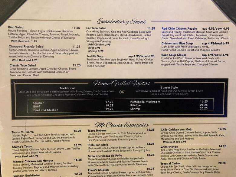 Mi Cocina - Plano, TX menu_pic